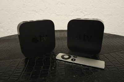 Apple TV 3rd Gen A1469 and 4th Gen A1625 1xRemote 2xHDMI 2xPowerCord - Image 1 of 4