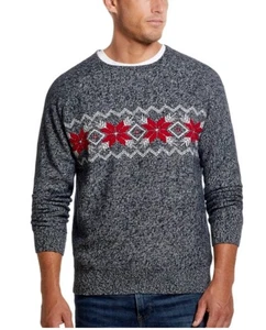 Wetterfester Vintage Fair Isles Nordic Holiday Pullover Rundhals Baumwolle Herren XL - Bild 1 von 3