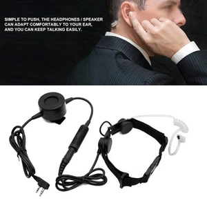 Z Tactic Throat Mic Z003 słuchawki z wodoodpornym PTT do UV 5R UV CB - Zdjęcie 1 z 12