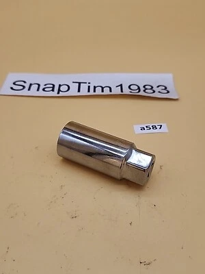 Blue-Point 13/16" 6 Point Chrome Spark Plug Socket 3/8" Drive BLPSPS381316 USA  - Image 1 of 4