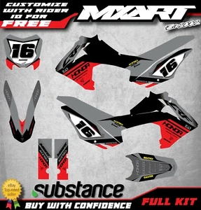 Honda CRF 125 graphics 2013 to 2018 custom decals and stickers STING style - Imagen 1 de 6