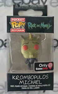 Funko Pocket Pop! Keychain Rick and Morty Krombopulos Michael Gamestop Exclusive - Picture 1 of 6