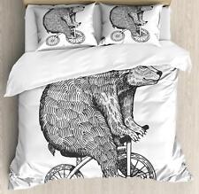 Bicycle Duvet Cover Set Twin Queen King Sizes with Pillow Shams Bedding Decor