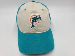 Miami Dolphins Reebok Gridiron Classic Fitted M Hat Cap Men Women NFL White Aqua - Picture 1 of 17