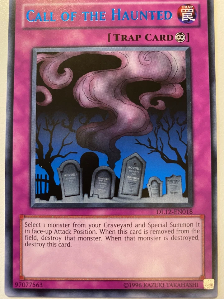 Yugioh Call Of The Haunted DL12-EN018 Rare Blue NM - Image 1 of 1