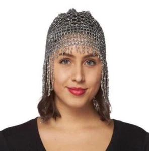 Juliet Cap - Beaded Flapper Headpiece - 1920s - Costume Accessory - Adult Teen - Picture 1 of 2