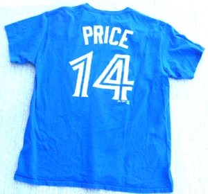 Toronto Blue Jays David Price #14 Majestic MLB Baseball T-Shirt Oberteil Erwachsene L - Bild 1 von 3