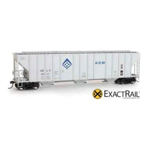 ExactRail Evans 4780 Covered Hopper Archer Daniel Midland Car # UELX 10002 New - Picture 1 of 5