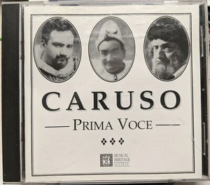 Enrico Caruso 1873-1921 Primo Voce Musical Heritage Society Opera Pagliacci CD - Imagen 1 de 4