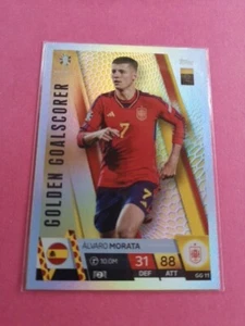 Alvaro Morata Espagne Carte Foot Topps Euro 2024 Golden Goalscorer #gg11 - Picture 1 of 1