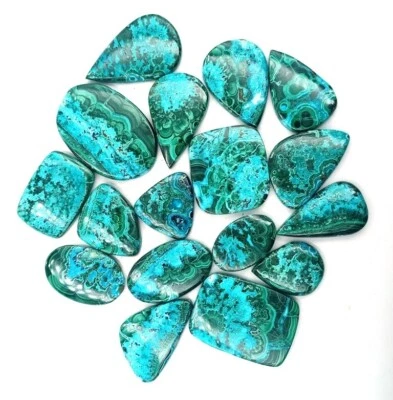 Azurite Malachite Handmade Cabochon. Natural Azurite Malachite Gemstone 71867 - Image 1 of 4