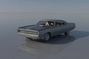1970 Chrysler 300 Model Kit - 1/24 - 3D Printed - Picture 1 of 23