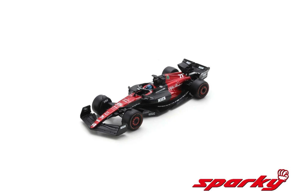 Spark 1/64 Alfa Romeo F1 Team KICK C43 #77 Australian GP 2023 V. Bottas Y281 - Immagine 1 di 1