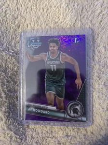 2023-24 AJ HOGGARD BOWMAN CHROME U ROOKIE RC PURPLE MINI DIAMOND REFRACTOR /399 - Picture 1 of 2