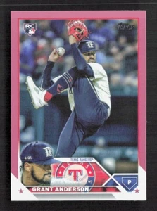 2023 Topps Update GRANT ANDERSON Rangers RC #US141 Festa della mamma rosa 03/50 - Foto 1 di 2