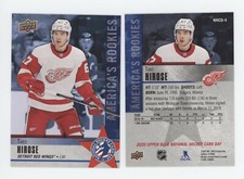 Taro Hirose 2020 Upper Deck National Hockey Card Day USA Rookie #NHCD-4 RED WING