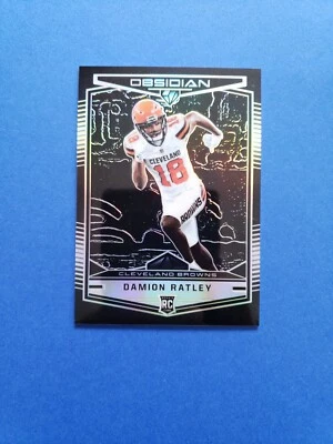 2018 Panini Obsidian /100 Damion Ratley #176 Rookie RC - Image 1 of 4