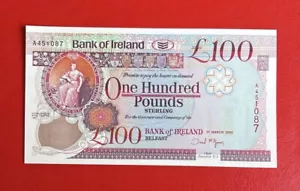 Bank of Ireland £100 note Uncirculated condition 2005 McGovern Signed. - Picture 1 of 2