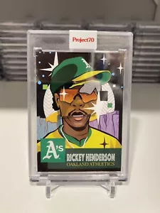 Topps Project 70 Rickey Henderson Card #26 by Pose - Oakland Athletics - Picture 1 of 2