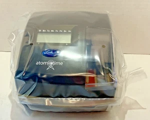 Lathem 1600E Atomic Time Clock with Tru-Align, Charcoal Gray - Never Used - Picture 1 of 11