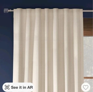 🏯 Threshold New Ivory Textured Plaid Lined Blackout Curtain 1 Panel 50"x63"🆕 - Picture 1 of 4