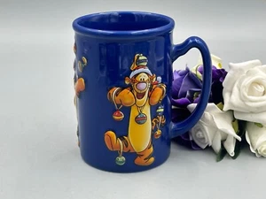 The Disney Store Christmas Tigger 3D Large Blue Handled Mug. - Picture 1 of 3