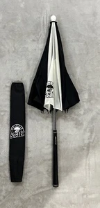 Drizzle Stik Golf Bag Umbrella Club Rain Cover Drizzle Stick BLACK & WHITE - Picture 1 of 7