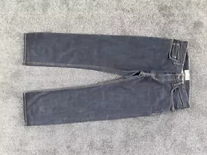 mens fat face dark blue jeans excellent cond, button fly stright leg W32 L28.5 - Picture 1 of 6