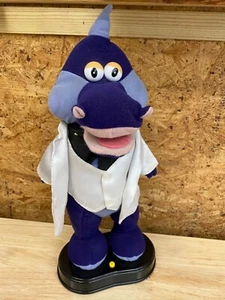 Vintage Gemmy Purple Disco Dino Dancing Dinosaur 1998 14" Tested Works - Picture 1 of 14