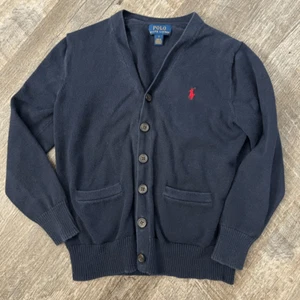 Polo Ralph Lauren Boys Cardigan Sweater-Size 7 - Picture 1 of 3