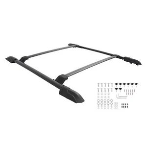 For Honda Pilot 2009-2015 Black 4Pcs Roof Rack Rails Cross Bar Side Rail - Picture 1 of 17
