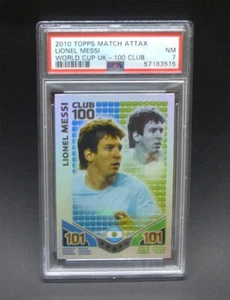 2010 Topps Match Attax World Cup WC Lionel Messi Club 100 PSA 7 - Bild 1 von 1