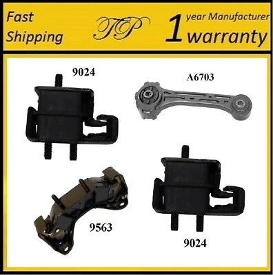 4 PIEZAS MONTAJE DE MOTOR Y TRANSMISIÓN PARA 1995-1997 SUBARU IMPREZA 1,8 L - TRANSMISIÓN MANUAL Foto 1 de 4
