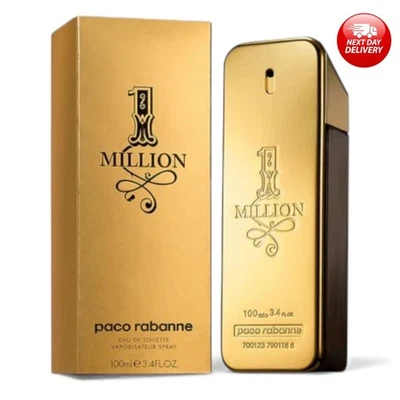 Paco Rabanne 1 Million 100Ml For Men Eau De Toilette Natural Spray