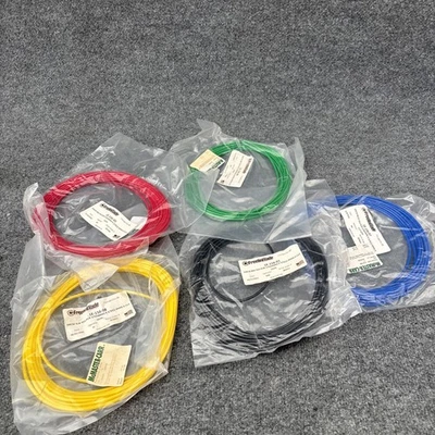 Lot of 5  5/32" OD x 25' FREELINWADE 1E-169-01 Firm Polyurethane Tubing 5 colors - Image 1 of 4