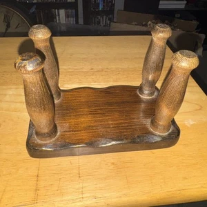 Vintage Wooden Napkin Holder 7” X 4” Home Decor - Picture 1 of 3
