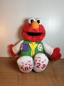 Elmo ABC 123 Singing Shapes Ready for School Sesame Street Talking Plush 98960 - Picture 1 of 11