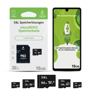 Karta pamięci micro SD Memory do LG W10 Alpha 16GB 32GB 64GB 128GB 256GB Doskonała - Zdjęcie 1 z 31