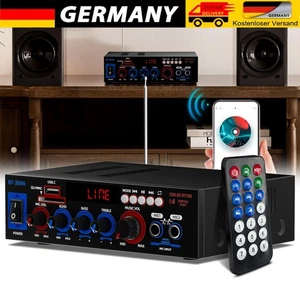 800W Bluetooth Verstärker Vollverstärker HiFi Stereo Amplifier Digital FM DE - Bild 1 von 16