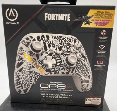PowerA OPS v1 Wireless Controller for PC, Cloud Gaming - Fortnite Edition