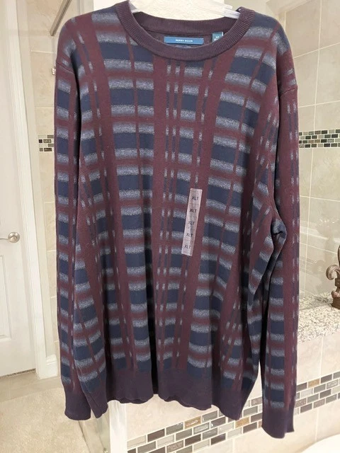 NWT - Perry Ellis Men's Cotton/Wool Blend Sweater, size XLT - Image 1 of 4