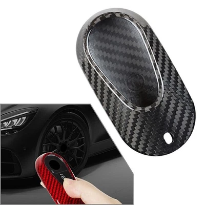 For Mercedes Benz S Class S400/L S350l S450l 21 Carbon Fiber Key Fob Case Cover - Image 1 of 4