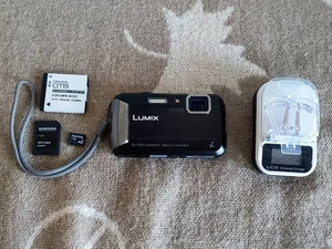 Panasonic LUMIX DMC-FT30 16.1MP Digital Camera - Black Fully Working Great Shape - Picture 1 of 18