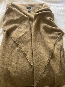Rag And Bone Long Vest Boucle Camel - Picture 1 of 8