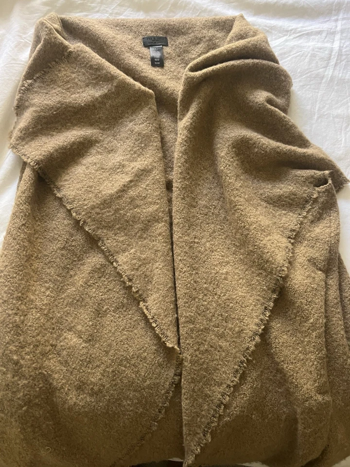 Rag And Bone Long Vest Boucle Camel - Image 1 of 4