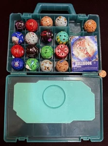 SpinMaster: BAKUGAN Battle Brawler Lot: Case, 17 Bakugan Brawlers & Rulebook - Picture 1 of 5