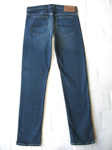 Quiksilver Mens Slim Skinny Jeans Size 29 X 31 Dark Blue Distressed + Stretch - Picture 1 of 10