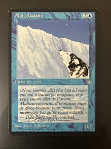 Signed ARTIST PROOF Mur Glaciaire Illus Dameon Willich MTG French Version - Picture 1 of 7