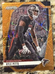 2024 Panini Prizm - Orange Disco Prizm #13 Kyle Pitts Atlanta Falcons - Picture 1 of 2