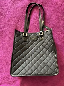 BNWT Jaeger Black Nylon Quilted Shopper Tote Bag RRP 150 - Picture 1 of 13